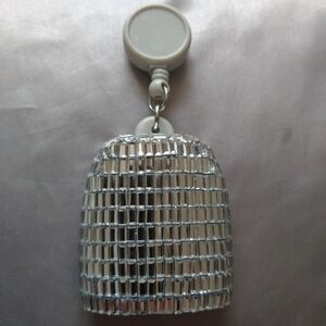 Bath & Body Works bedazzled hand sanitizer holder with retractable clip